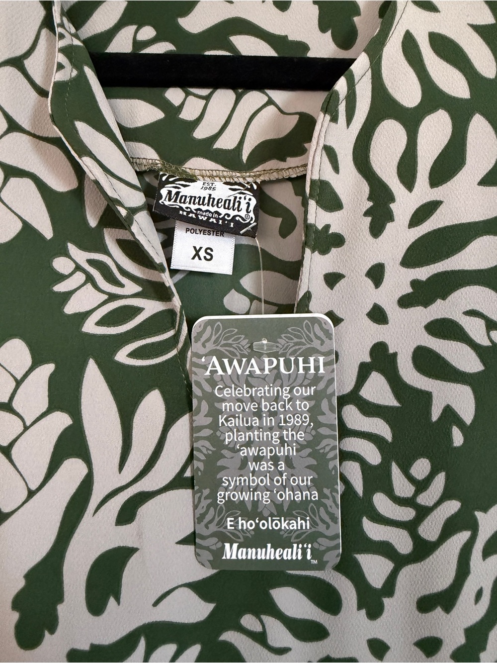 NWT XS Manuhealii Isabella Awapuhi Maxi Dress - Picture 3 of 4